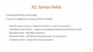 07 01 JCL Syntax