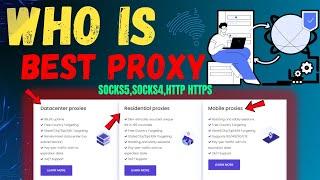 Who Is  Best Proxy Server Providers in 2024 [Free & Paid] Proxy Server Quality |