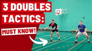 3 Doubles Tactics Everyone Should Use - Badminton Strategy