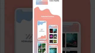 HDWallpaper mobile App Design #appdesign #appdesigner #adobexd