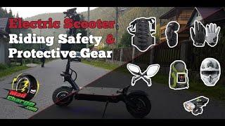 Electric Scooter Protective Gear and  Riding Safety