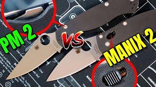 Spyderco PM2 vs Spyderco Manix 2 - Which One Should You Buy? | THIS VS THAT