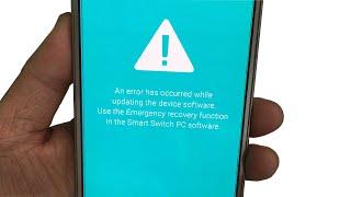 Khắc phục lỗi phần mềm Samsung: An error has occurred while updating the device software.