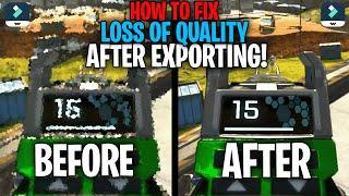 How To Fix: Loss of Quality After Exporting (Best Filmora Export Settings)