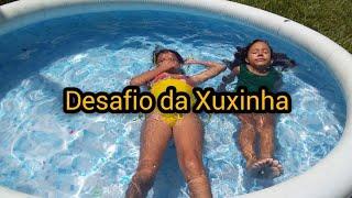 desafio na piscina com Xuxinha 