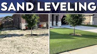 Using SAND to LEVEL Your LAWN | Topdressing for a FLAT Lawn