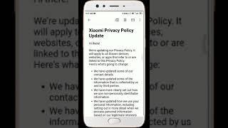 Xiaomi Privacy Policy Update! Redmi Privacy policy 2021 Update by Desi ITech