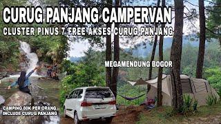 CAMPING DI CURUG PANJANG CLUSTER PINUS Megamendung Bogor | CURUG PANJANG CAMPERVAN | Alltrek Eclipta