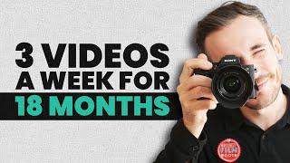 We made 3 YOUTUBE VIDEOS A WEEK FOR 18 MONTHS - Here's what we learnt