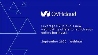 Leverage OVHcloud's new webhosting offers in Canada to launch your online business!