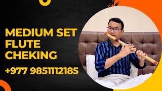 Medium Set flute checking in Mumbai | Buddhalamaflute |