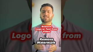 Remove Text/Logo From Video With Ai  #youtubeshorts #viral #shortvideo