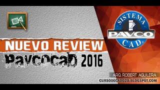 Nuevo Review PavcoCAD 2016