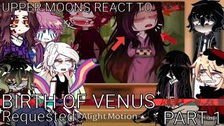 UPPER MOONS REACT TO || Birth of Venus || PART 1 || REQUESTED ||