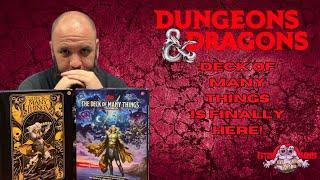 D&D 5E Deck of Many Things set unboxing!