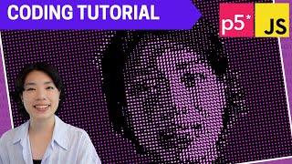 p5.js Coding Tutorial | ASCII Text Images and Videos!