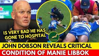 MANIE LIBBOK TAKEN TO HOSPITAL AFTER BRUTAL TACKLE | SPRINGBOKS NEWS