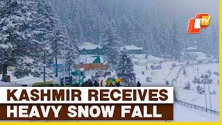 Winter In India: Jammu And Kashmir’s Temperature Drops To -1°C, Receives Heavy Snowfall