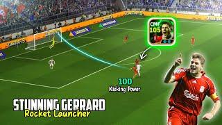 The Rocket Launcher is Back  Gerrard Double Booster Review in eFootball 25 Mobile  PES EMPIRE •