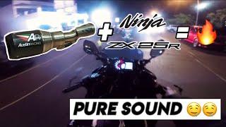 TEST RIDE MOTOR VIRAL ZX25R | PURE SOUND ZX25 AUSTIN RACING!!