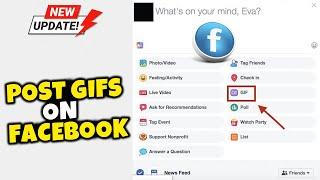 How to Post GIFs on Facebook 2024 | Upload Gifs on FB