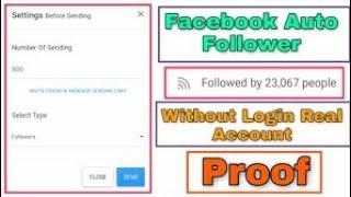 How to get Unlimited Facebook Followers in 2022 || Facebook Auto followers || Latest Trick