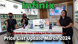 INFINIX Price List Update March 2024 / Infinix Smart TV / Infinix Note 30 Series  / Hot 40 Series