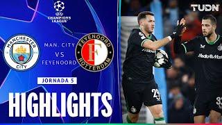 HIGHLIGHTS - Manchester City vs Feyenoord | UEFA Champions League 24/25 | TUDN