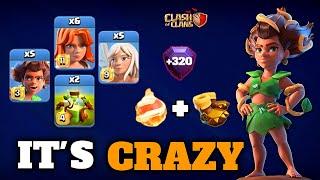 +320️Unstoppable️Strategy with Root Raider, Valkyrie Druid Overgrowth spell [clash of clans]