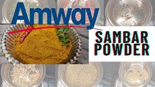 Sambar powder | Amway queen | telugu | by shivani madhusudan