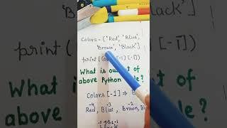 What is output of this Python code? #python #interview #question