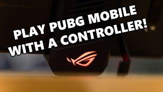 PLAY PUBG Mobile using a controller! ROG Phone 3 key remapping feature!