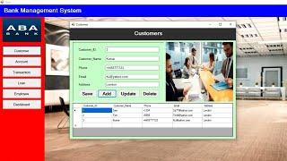 C# Full Project (Bank Management System) with Source Code