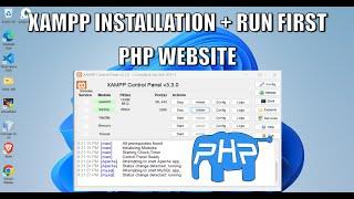 XAMPP installation for PHP | First php website