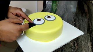 Minion Cake Decorating | For Kids Birthday | Yummy Minions Cake Design