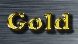 Gold Text Effect - Photoshop Tutorial