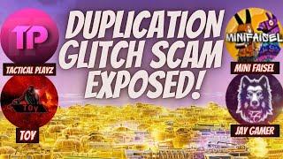 DUPLICATION GLITCH FORTNITE SCAM! EXPOSING TacticalPlayz, Mini Faisel, T0y and MORE| Save The World