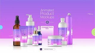 39 Cosmetic Products Mockup Video Promo - After Effects Template