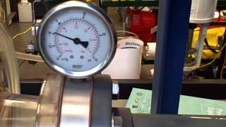 Cavitation in a water pump