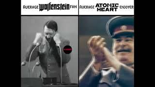 Average Wolfenstein fan vs Average Atomic Heart enjoyer