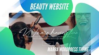 Beauty, Saloon & Hairdresser Website | Marra WordPress Theme | Cosmetics store WooCommerce Theme