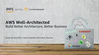 AWS Well-Architected for Startups - Review choices and partner funding program | Amazon Web Services