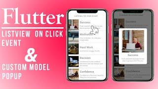 Flutter ListView - OnClick Event open Custom PopUp Dialog