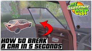 How to break a car in 5 seconds MY SUMMER CAR 2022 | Ogygia Vlogs