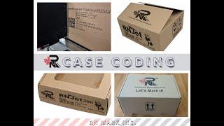 Case Coding Solutions with RNJet Industrial Inkjet Printers I Carton Printer I RN Mark