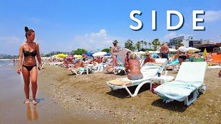 SIDE Beach walking tour #TURKIYE #turkey #side #beach #antalya