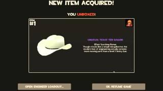 Team Fortress 2 - Unboxing an Unusual Hat With Scorching Flames!!!!!