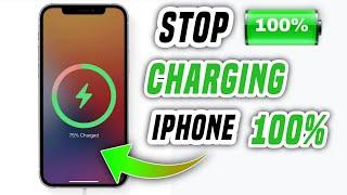 iPhone Stop Charging After 100% | iPhone Stop Charging After 100 | How To Stop iPhone Charging at 80