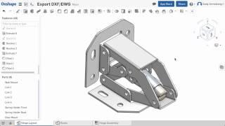 Export DXF/DWG From Flat View | What's New in Onshape - May 4, 2017